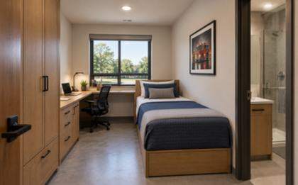 Battalion chief dorm room