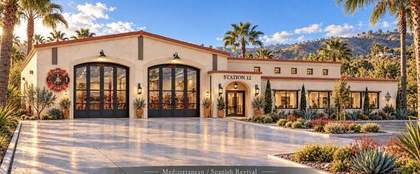 Mediterranean Spanish Revival style fire station rendering